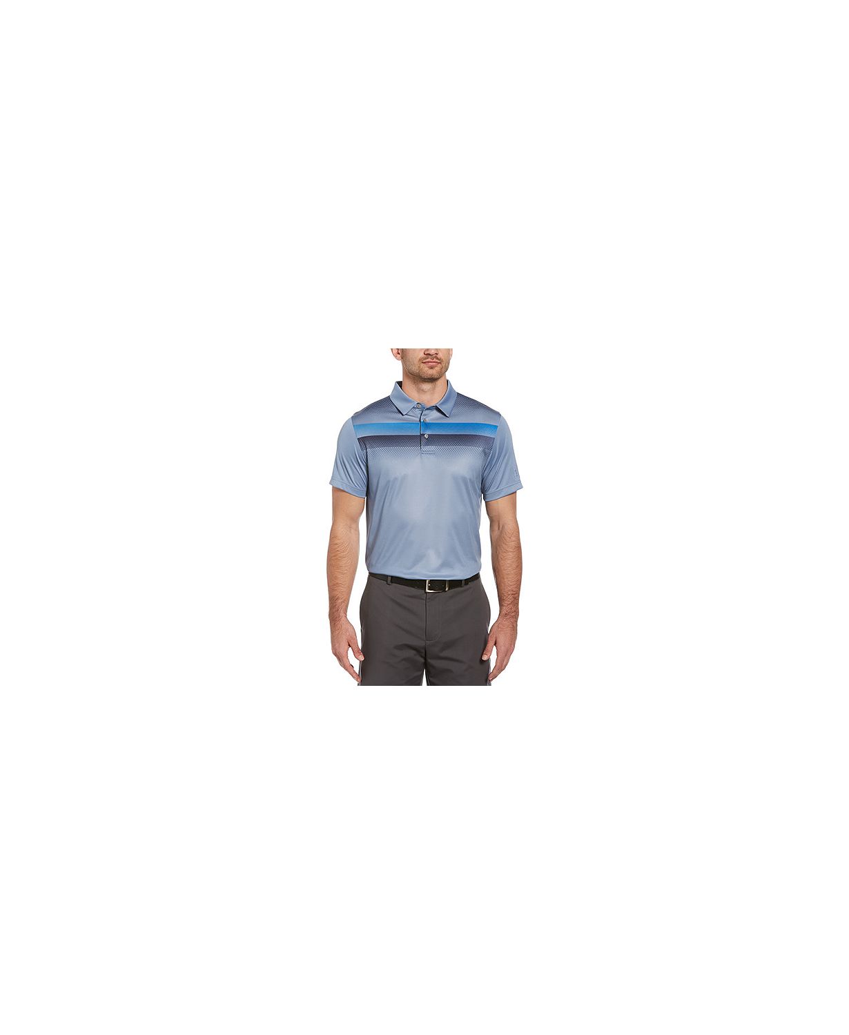 $21.93 PGA Tour Men’s Geo Ombré-Print Polo Shirt