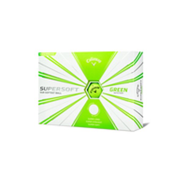 $19.97 Callaway Golf Supersoft Golf Balls-One Dozen (Green Matte Color)