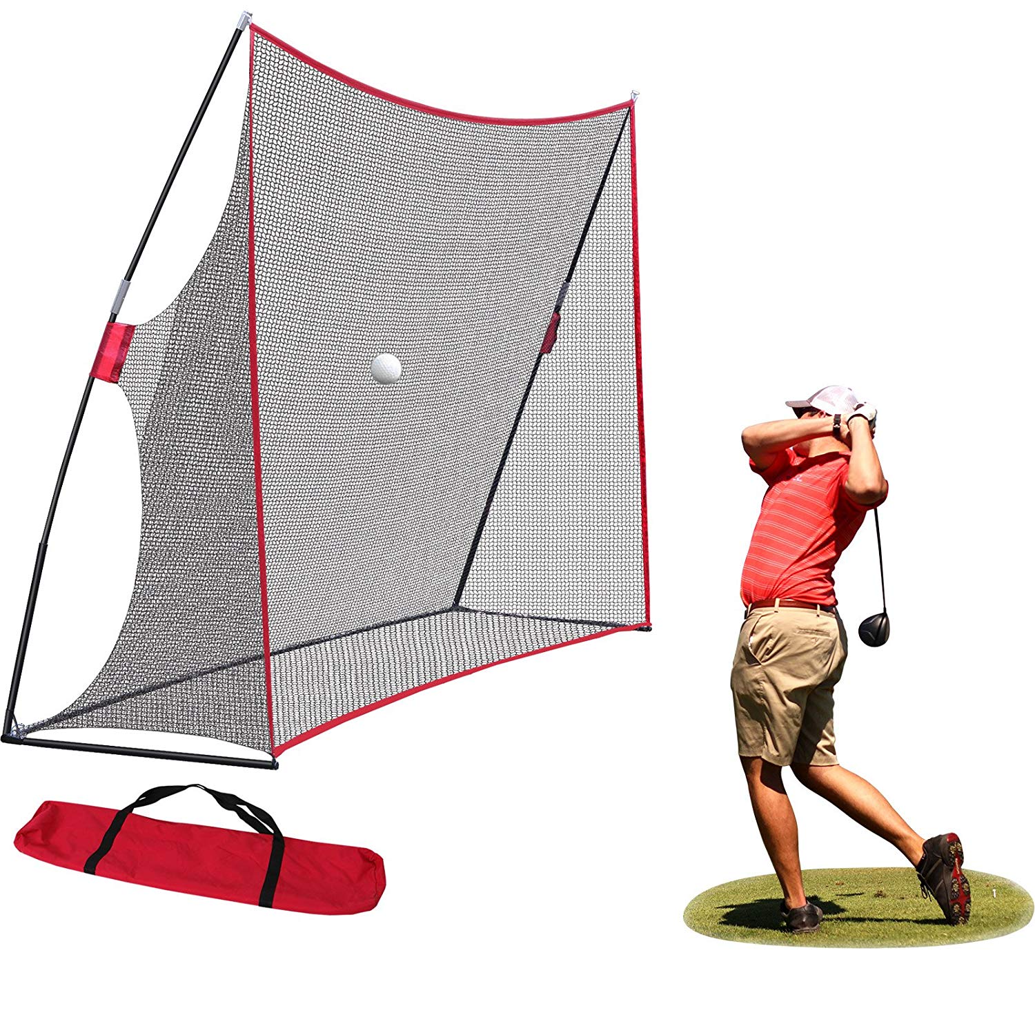 $56.99 ZENY 10x7ft Portable Golf Net
