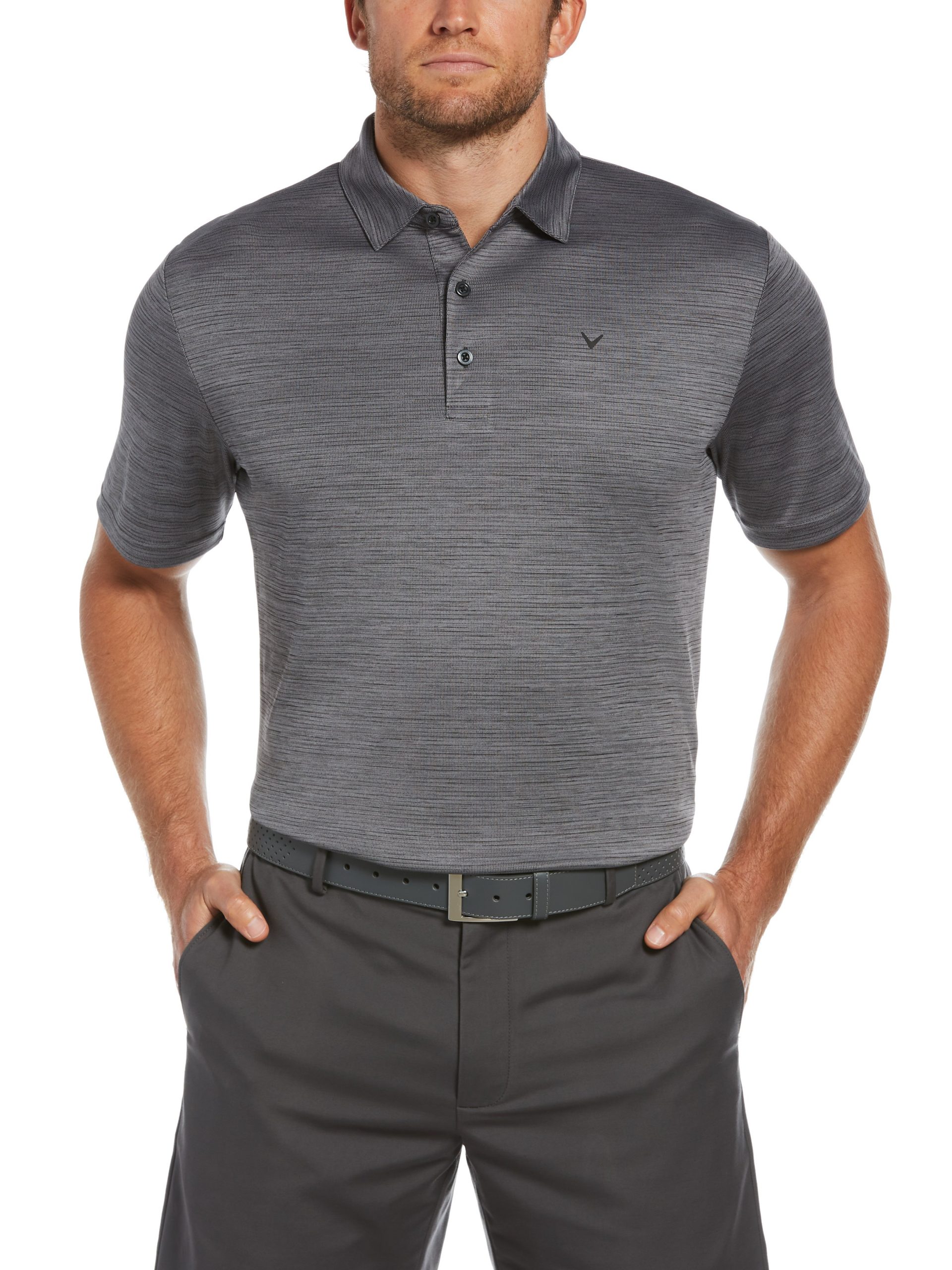 7/1/2021 | Callaway: CallawayApparel.com Mens Solid Texture Polo – $27