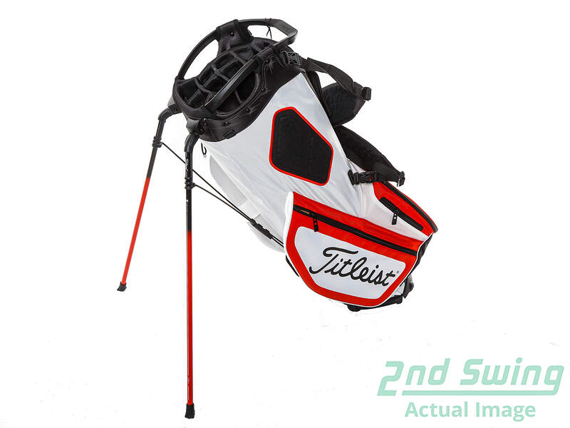 $150 Titleist Hybrid 14 White/Red/Black Stand Bag