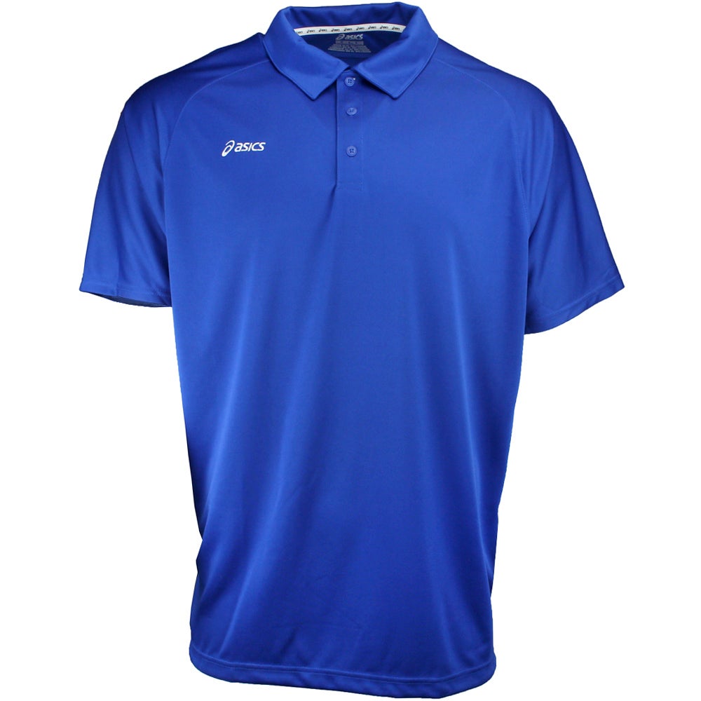 $9.95 ASICS Corp Polo Blue Mens Top