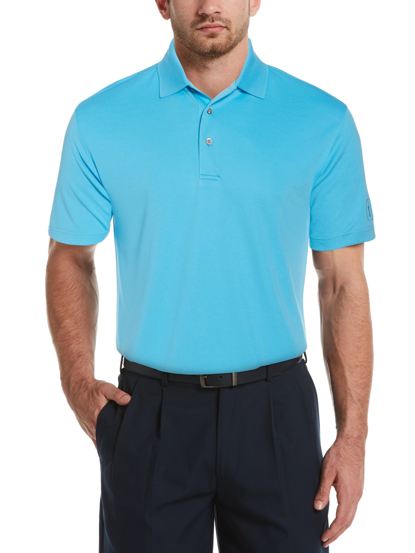 $16 Men’s Airflux Solid Golf Polo