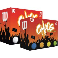 $31 Wilson Chaos Golf Balls – 4 dozen