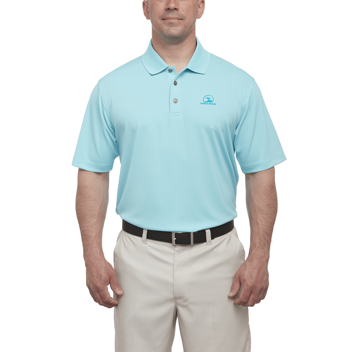 $15 PEBBLE PEACH SHORT SLEEVE LODGE POLO