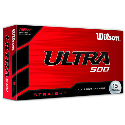 $10 Wilson Staff Ultra 500 Straight – 15 Ball Pack