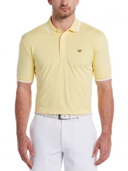 $17 Jack Nicklaus Men’s Solid Golf Polo with Cuff Tipping