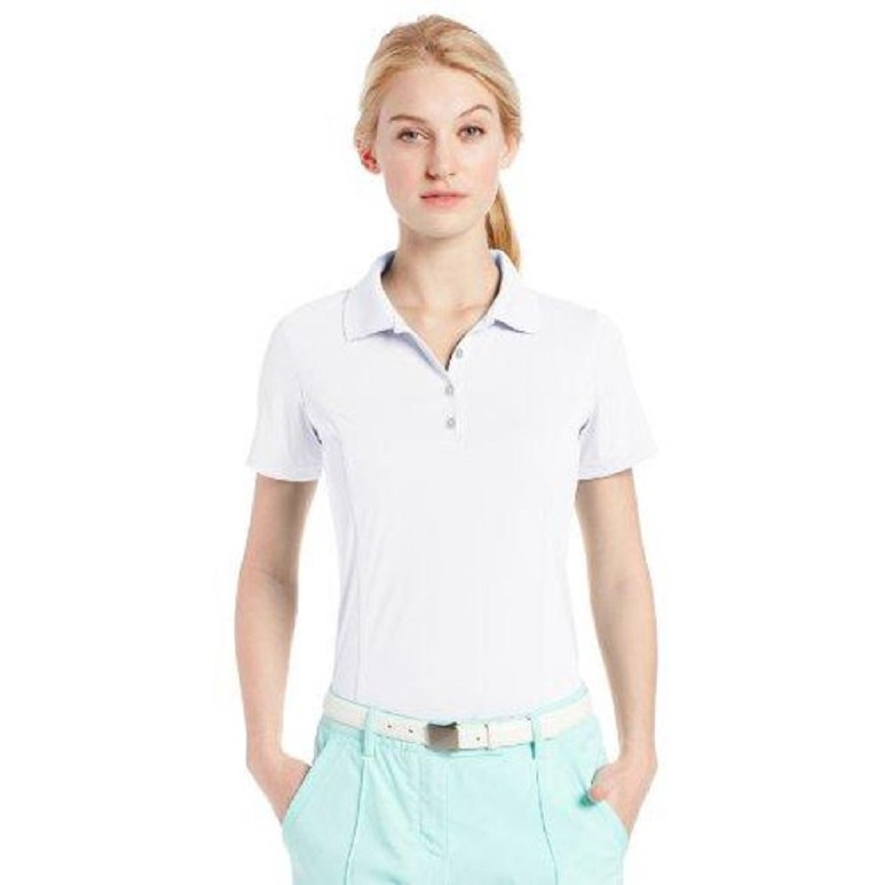 $18 Adidas Women’s Puremotion Solid Polo