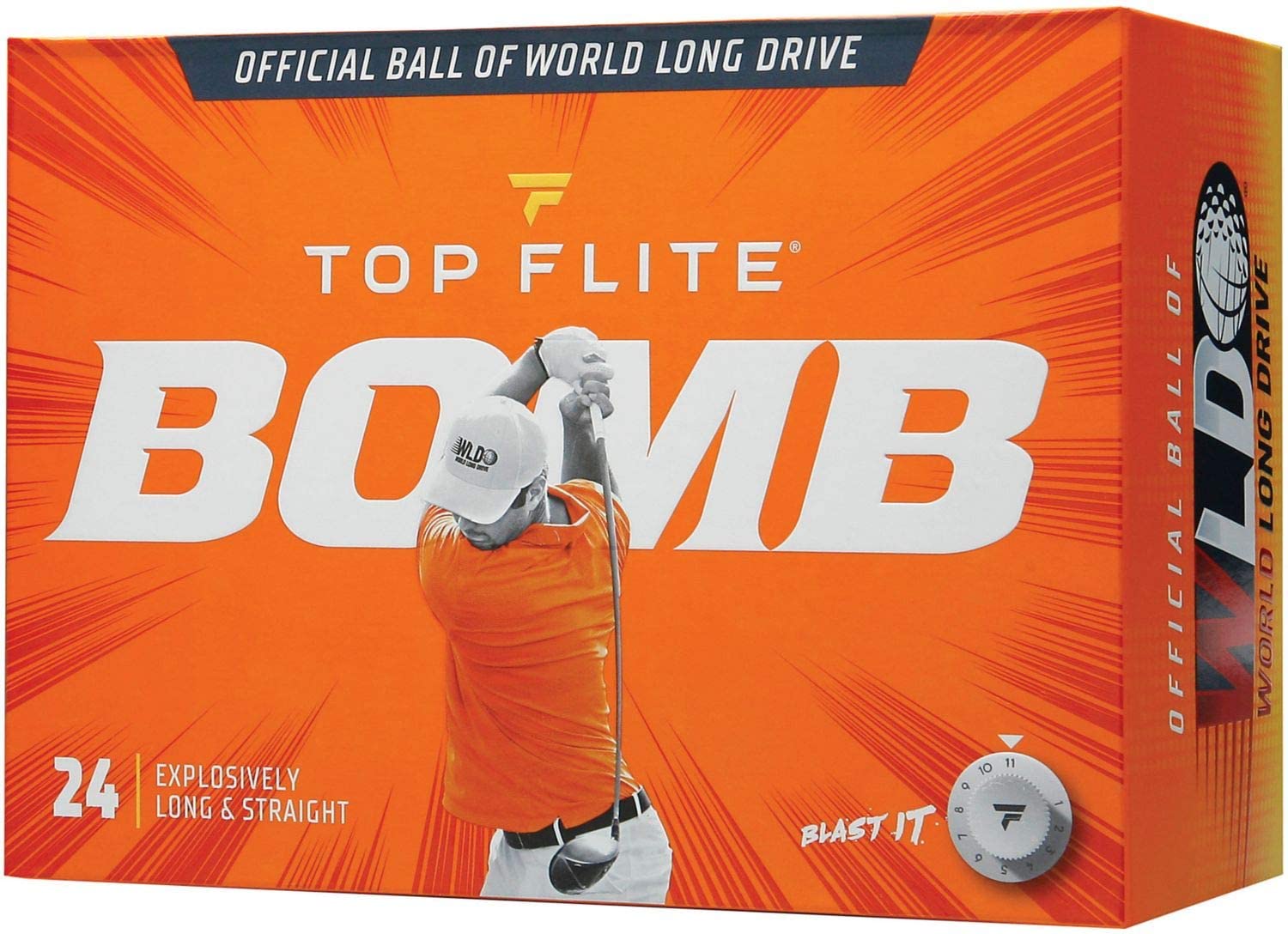 $30 Top Flite 2020 BOMB Personalized Golf Balls