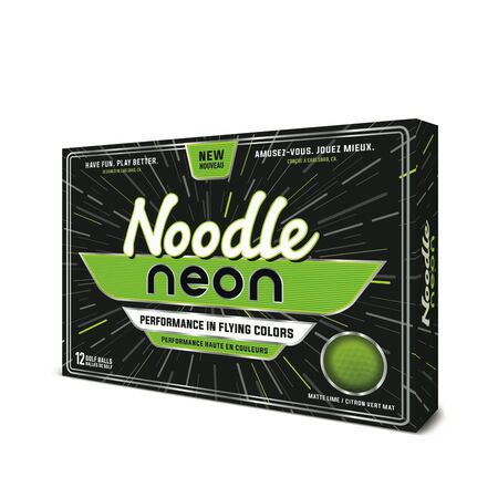 $30 – 2x 12 packs TaylorMade Noodle Neon Golf Balls
