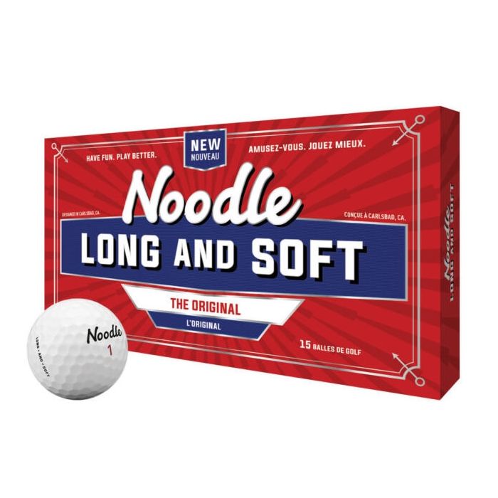 $14 TaylorMade Noodle Long & Soft Balls 15 Pack