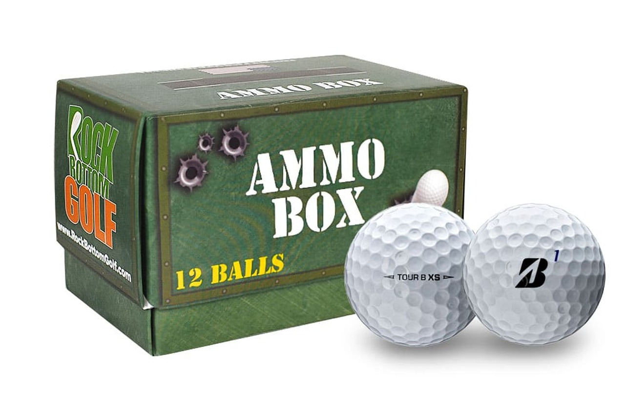 $28 Bridgestone Tour B XS Golf Balls [Ammo Box]