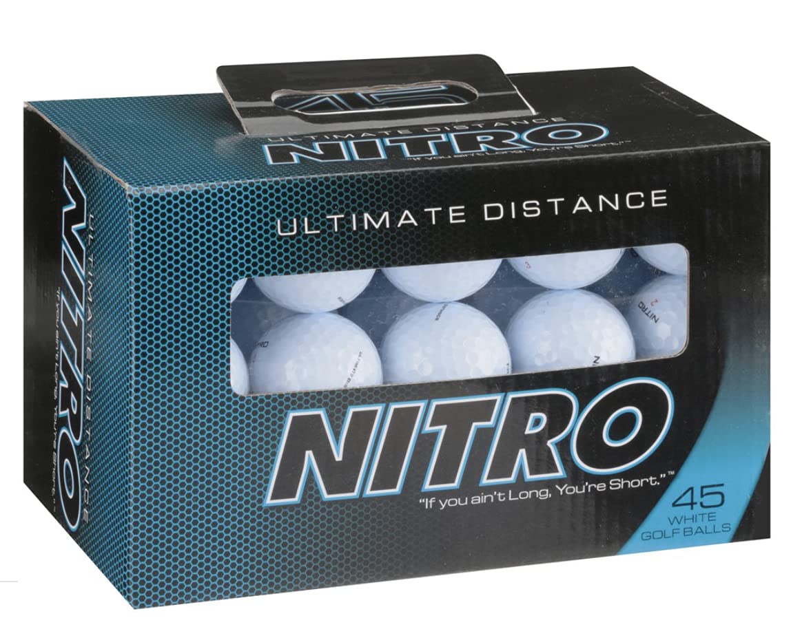 $20 Nitro Golf Ultimate Distance Golf Balls, White