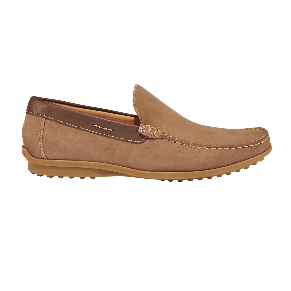 $40 Oxford Golf Dover Leather Loafer – Olive