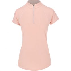 $33 Women’s FootJoy Mini Stripe Zip Stand Collar Polo
