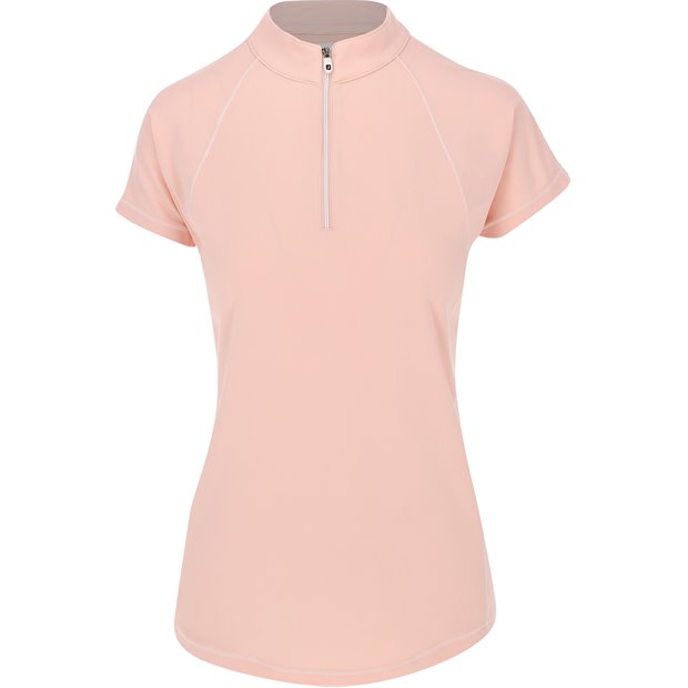 $33 Women’s FootJoy Mini Stripe Zip Stand Collar Polo