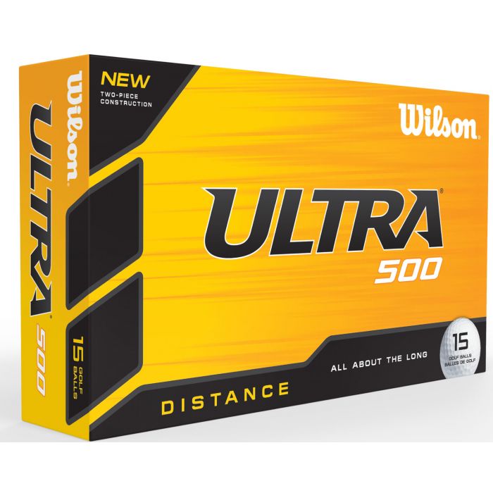 $13 Wilson Ultra Distance 500 Golf Balls 15 Pack