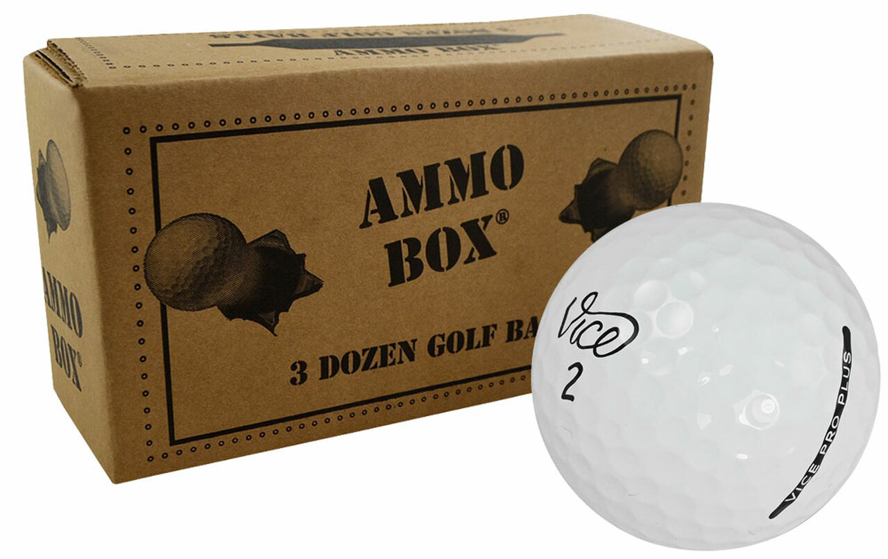 $21 Vice Pro Plus Fair Recycled Used Golf Balls