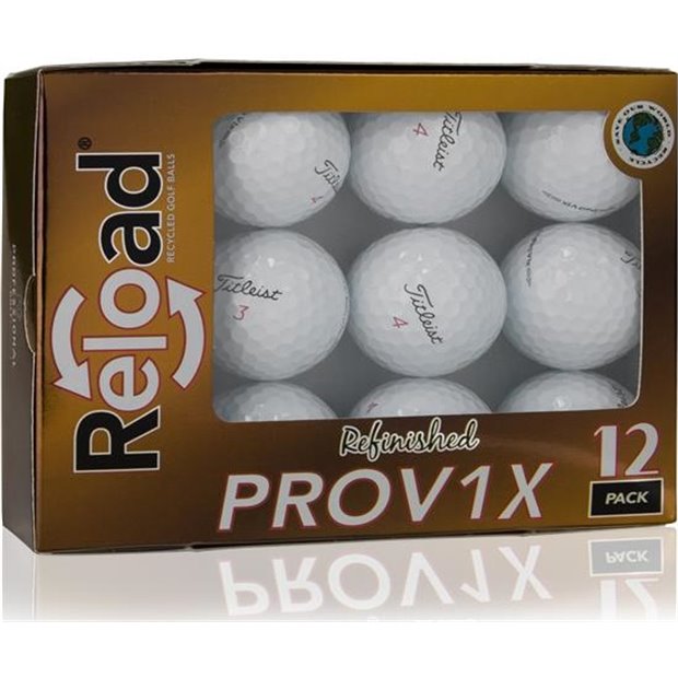 $40 Reload Refurbished ProV1x Tour – 2 Dozen