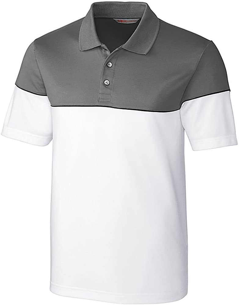 $25 Cutter & Buck Mens Harrington Two-Tone Polo