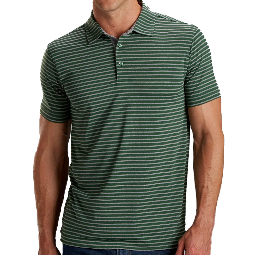 $16 Bobby Jones Rule 18 Tech Control Stripe Polo