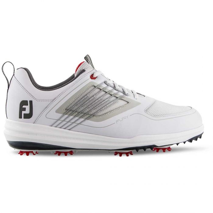 $70 FootJoy FJ Fury Golf Shoes White/Red
