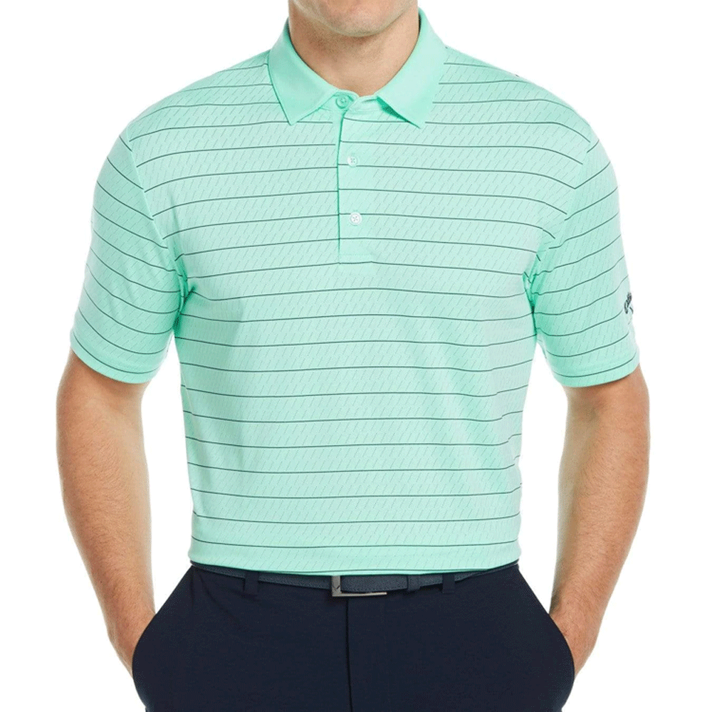 $30 Callaway Ventilated Striped Golf Polo