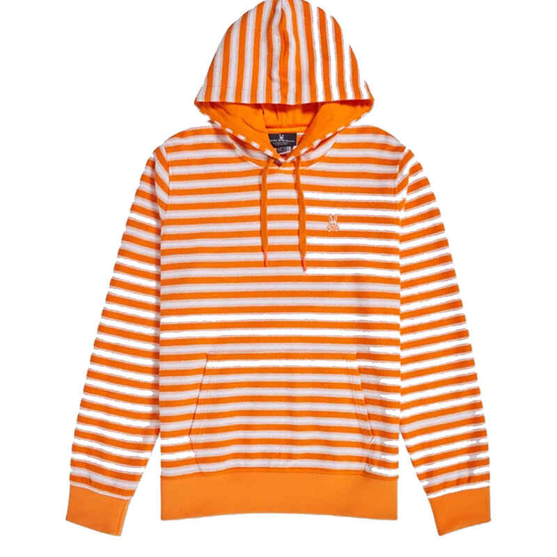 $56 Psycho Bunny Sheffield Stripe Hoodie
