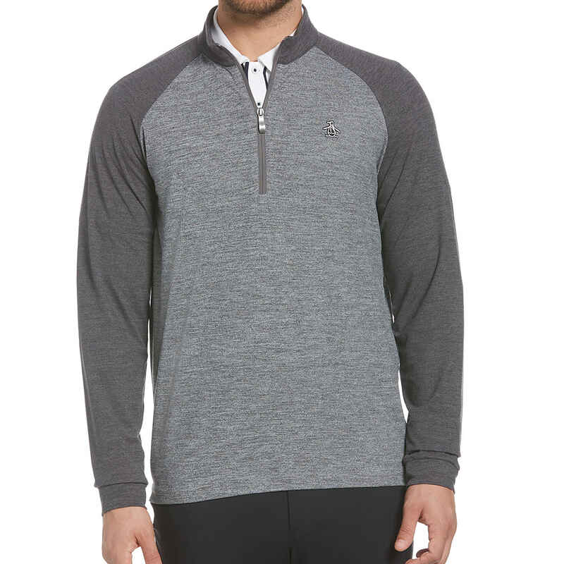$40 Original Penguin Raglan 1/4 Pullover