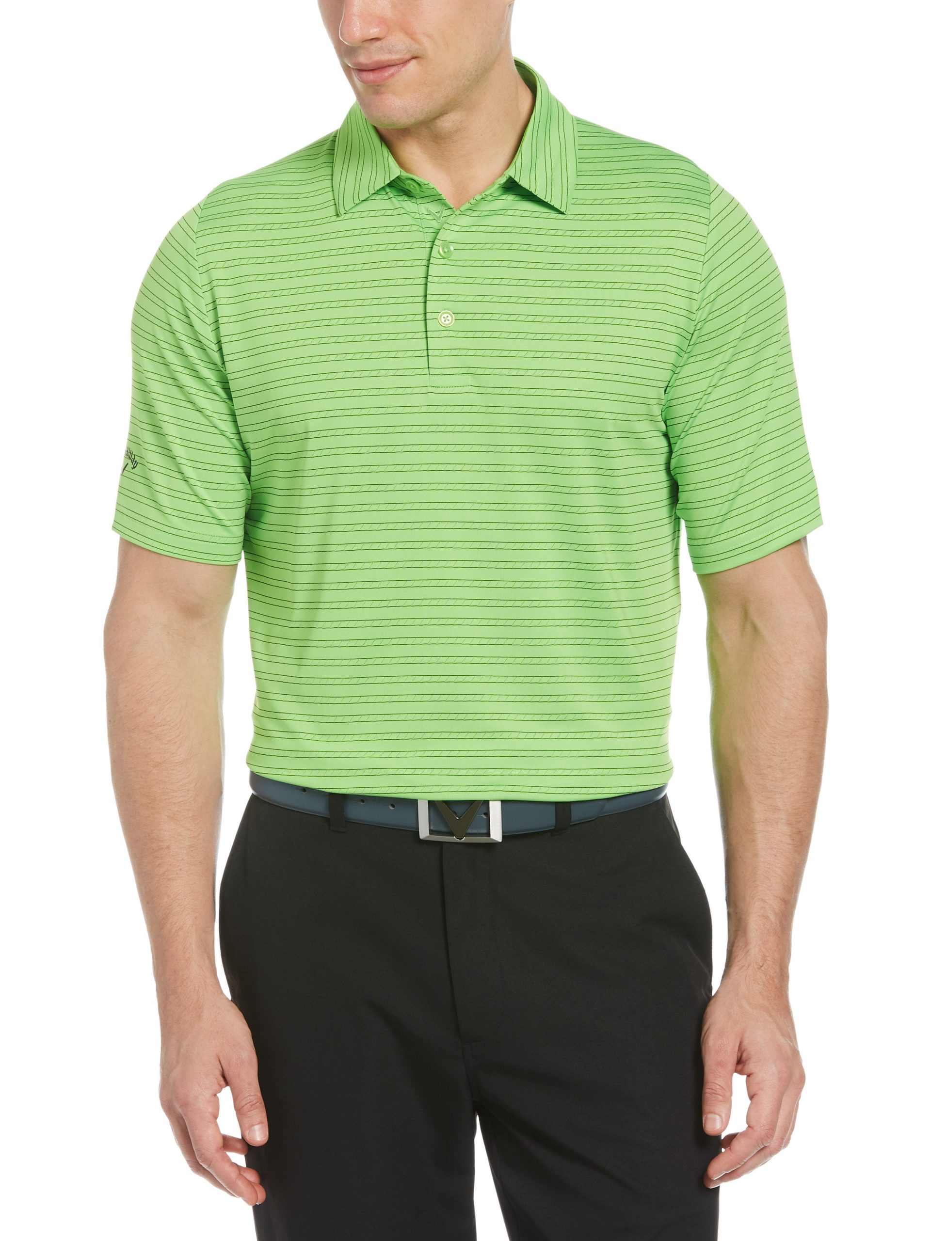 $40 Callaway Men’s Ventilated Stripe Golf Polo
