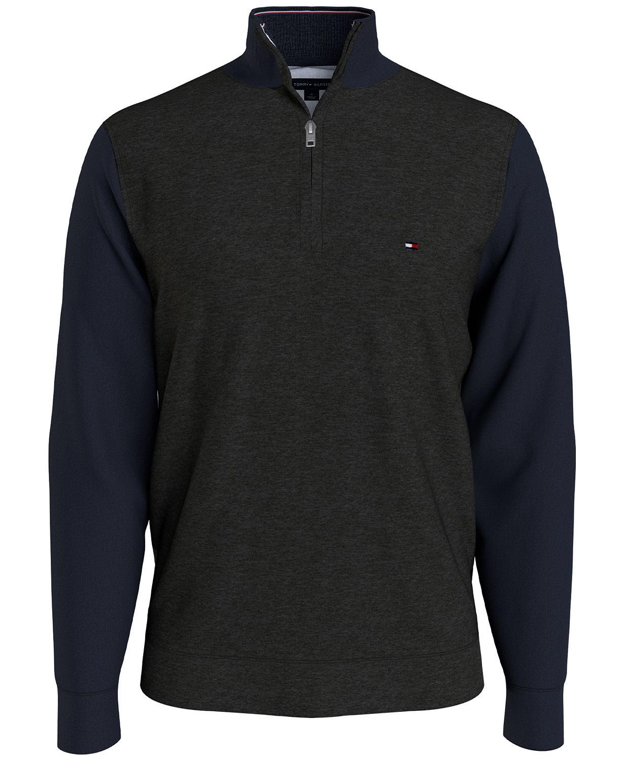 $24 Tommy Hilfiger Men’s French Rib Quarter-Zip Pullover