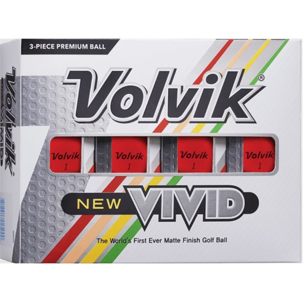 $21 1 Dozen Volvik Vivid Distance Golf Balls