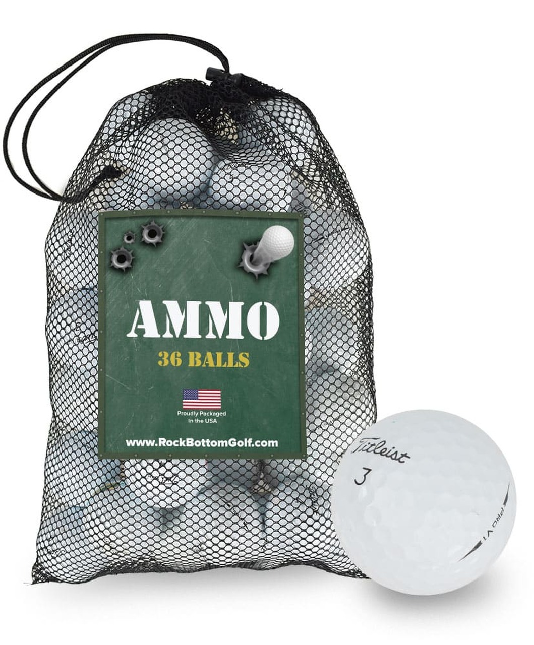 $27 Titleist Pro V1 Recycled Golf Balls [36-Ball] – Fair Condition
