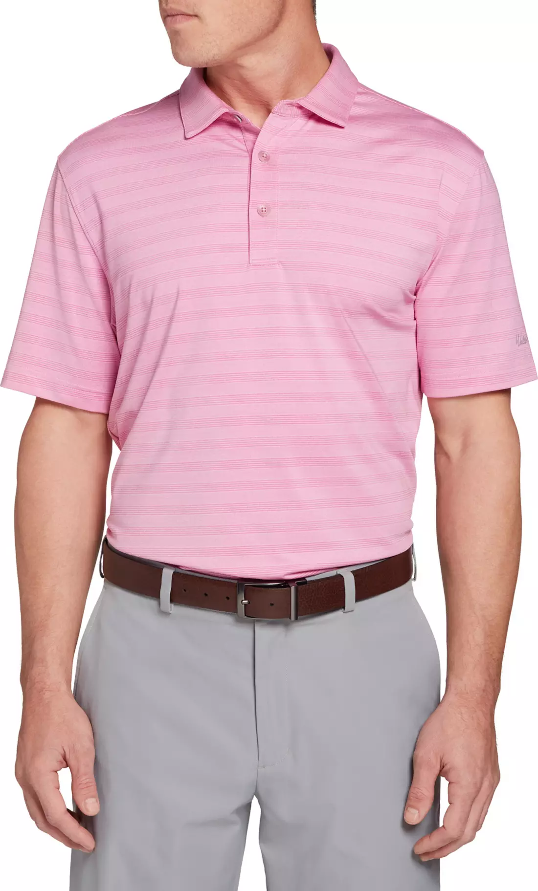 $13 Walter Hagen Men’s  Majors Championship Stripe Golf Polo, 2x for $18