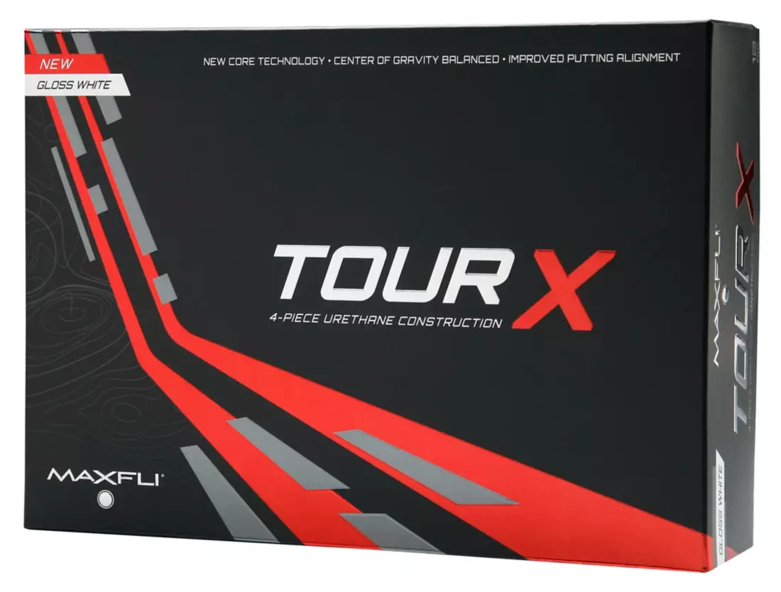 2 for $60 Maxfli Tour X Gloss White Golf Balls