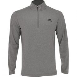$36 Adidas 3-Stripes 1/4 Zip Outerwear Pullover