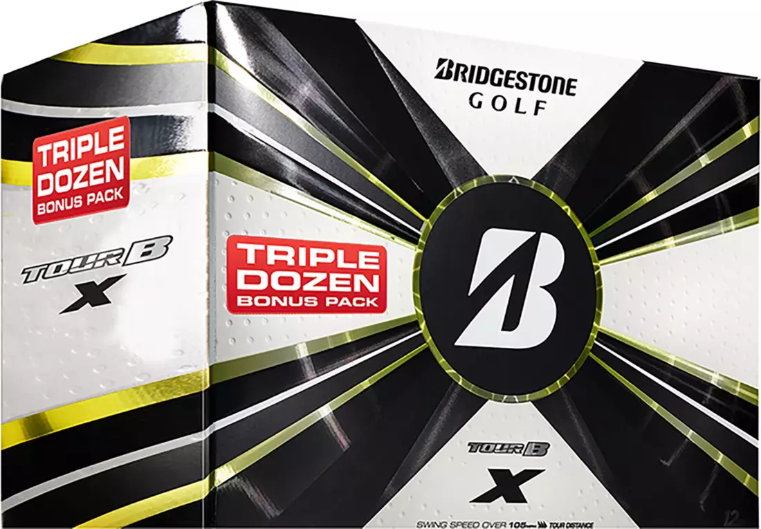 $120 Bridgestone 2022 Tour B XS Golf Balls – 3 Dozen