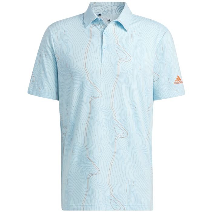 $40 Adidas Course Map Golf Polo Shirt