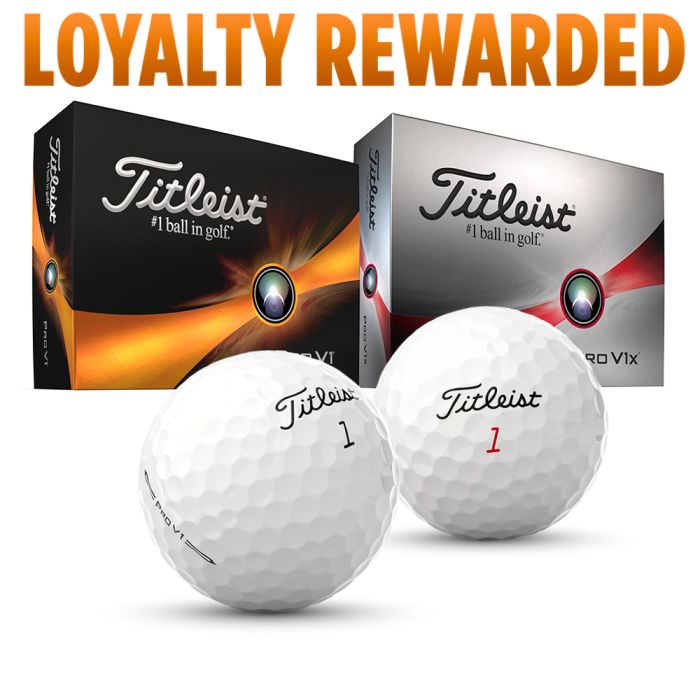 $165 Titleist Pro V1/V1X Loyalty Promotion Buy 3 Dozens get 1 Free