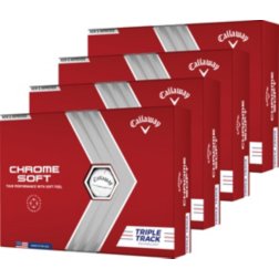 $150 Callaway 2022 Chrome Soft Triple Track Golf Balls – 4 Dozen