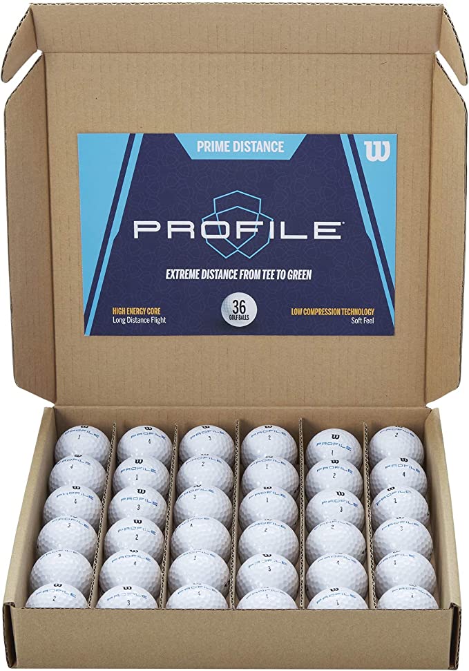 $34 WILSON Profile Distance Golf Ball 36 pack