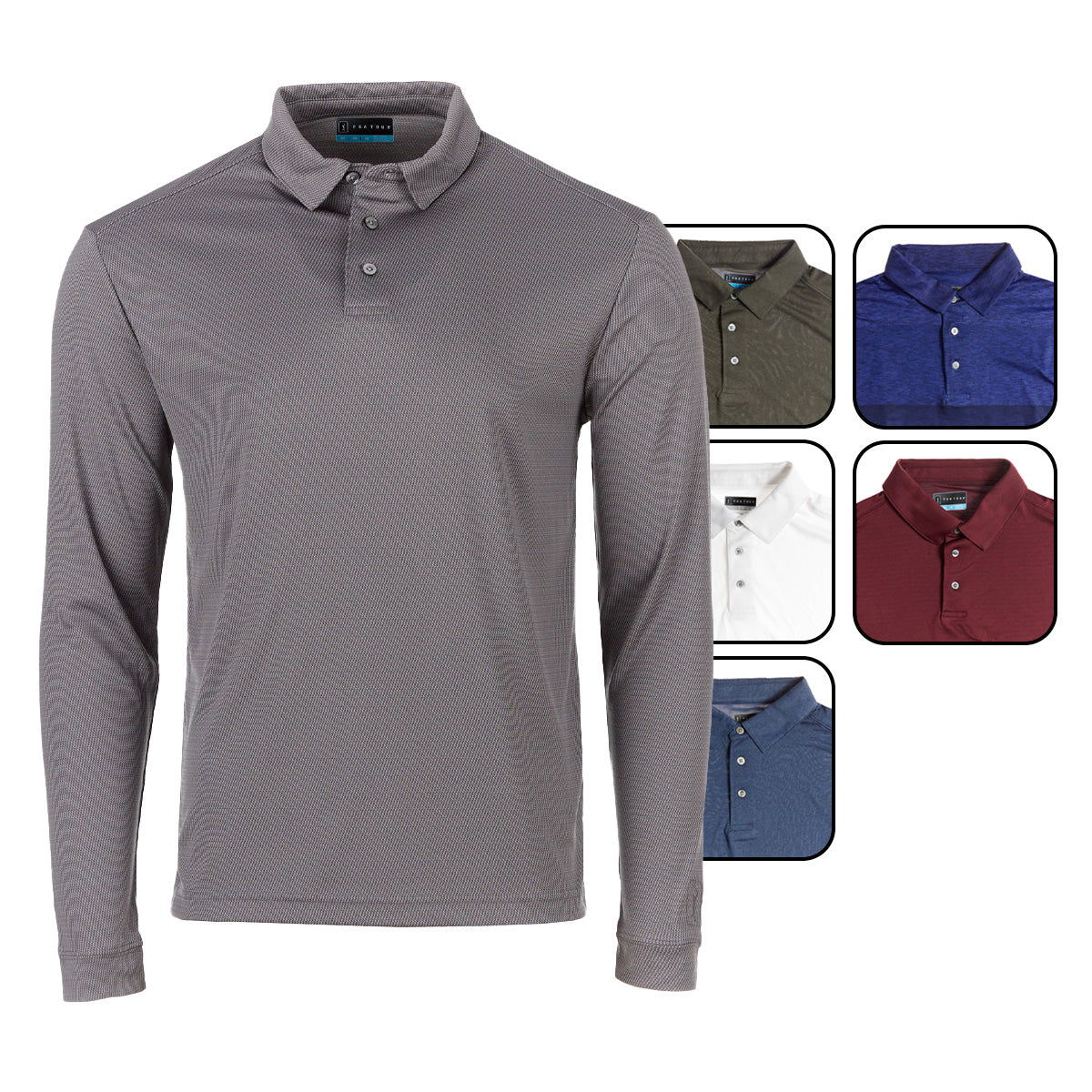 2 for $25 PGA Tour Men’s Surprise Long Sleeve Polo