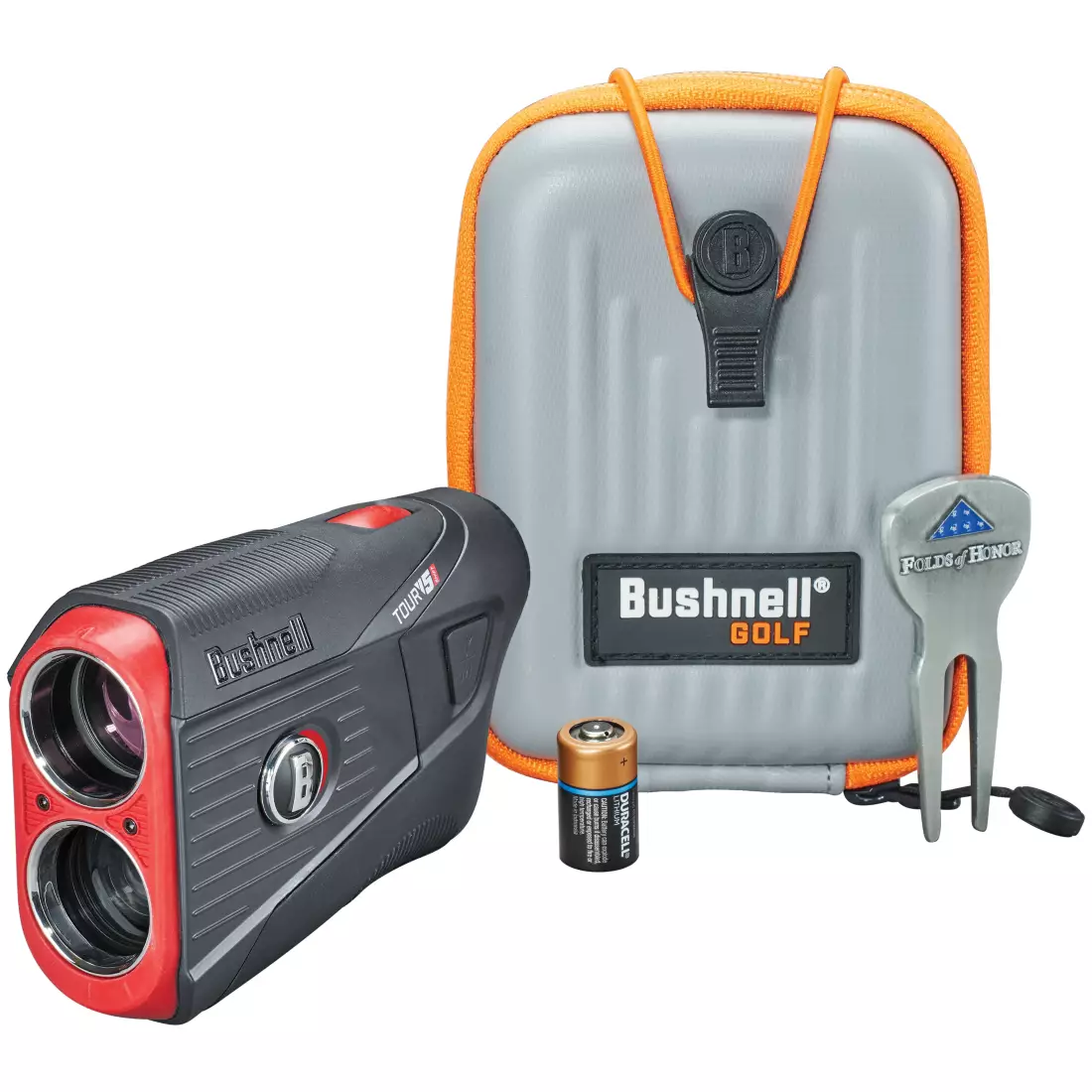 $330 Bushnell Tour V5 Shift Patriot Laser Rangefinder Pack