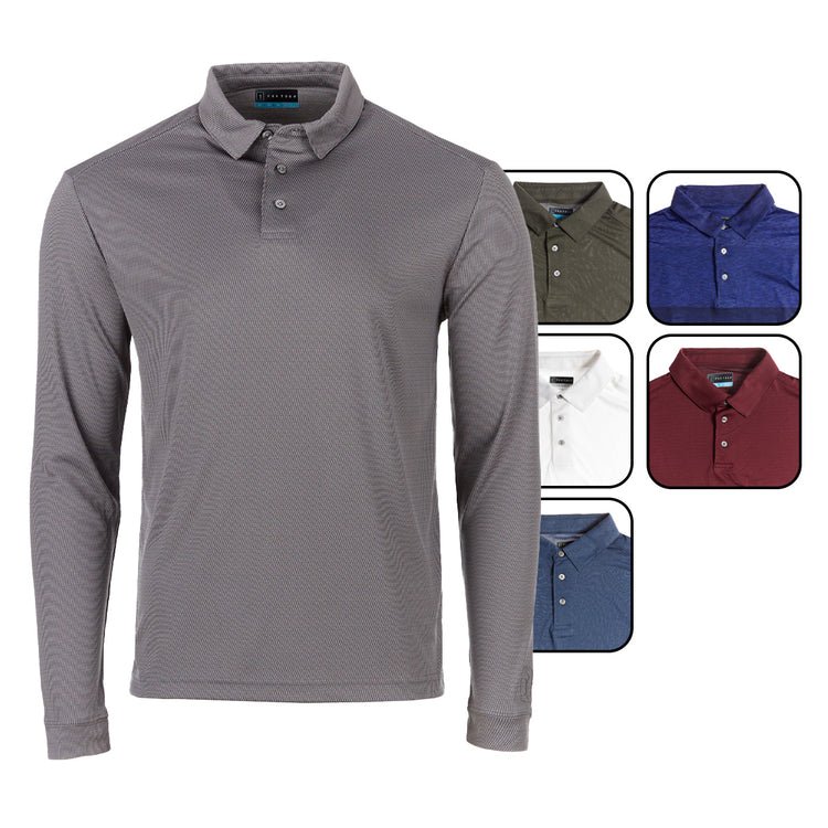 $20 PGA Tour Men’s Surprise Long Sleeve Polo
