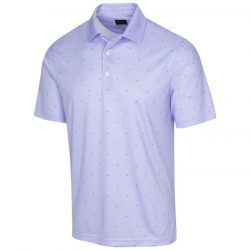 $40 Greg Norman ML75 Microlux Jacks Print Golf Polo
