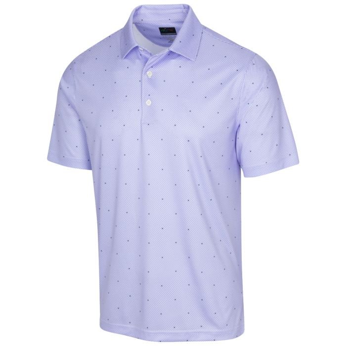 $40 Greg Norman ML75 Microlux Jacks Print Golf Polo