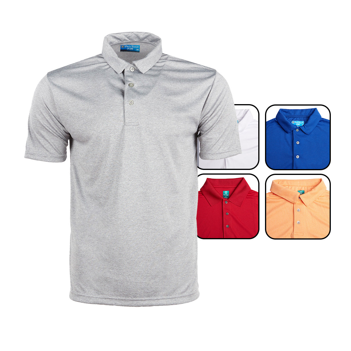 $27 for 3x Pro Tour Men’s Surprise Polo + Free Shipping
