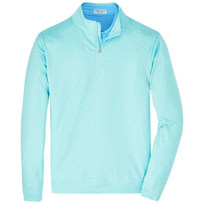 $68 Peter Millar Pina Skullada Quarter-Zip