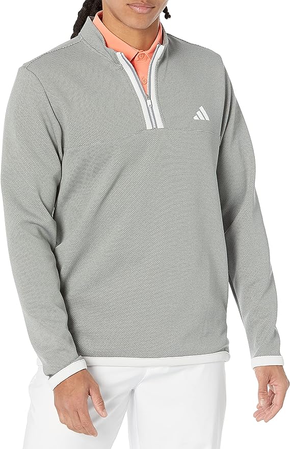 From $59 adidas Men’s Microdot Quarter Zip Pullover