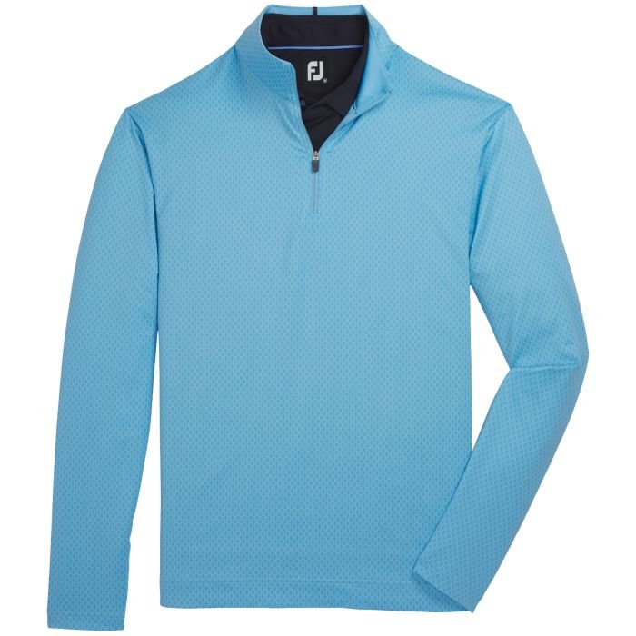 $53 FootJoy Tonal Print Knit Mid-Layer Golf Pullover